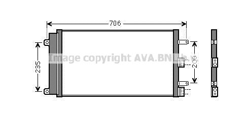 AVA QUALITY COOLING Kondensators, Gaisa kond. sistēma FT5342D